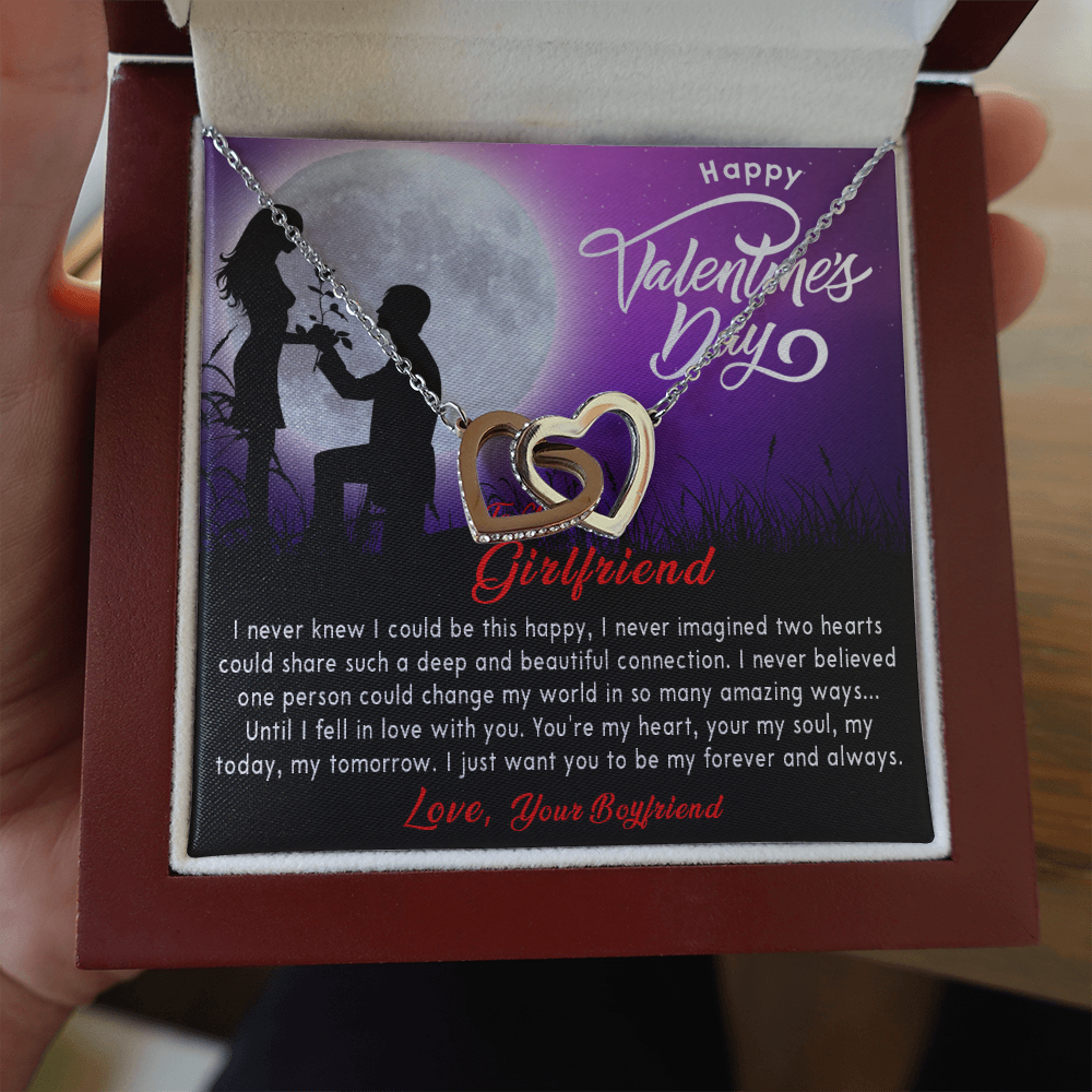 199D Necklace To My Girlfriend, Love Gift from Boyfriend, Happy Valentine's Day Gift