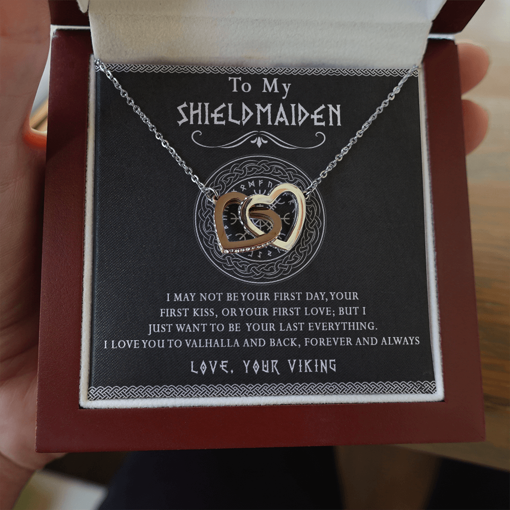 171D Necklace Gift To My Shieldmaiden, Viking Jewelry For Women, Her, Wife, Soulmate