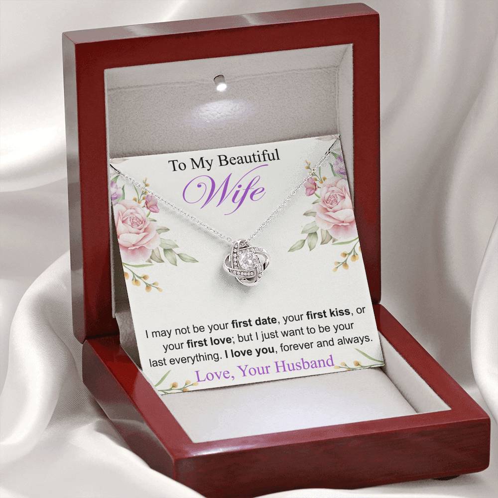 To My Wife Necklace, Anniversary, Gift from Husband, Birthday Gift for Her