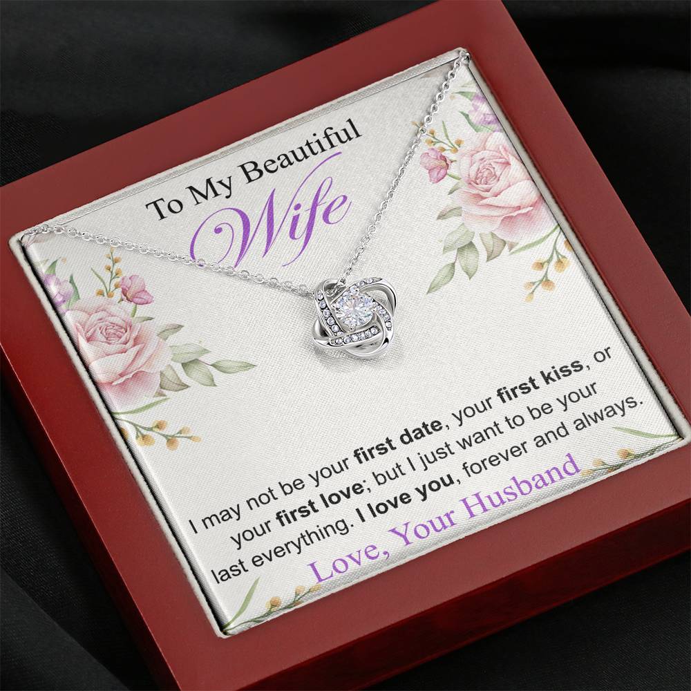 To My Wife Necklace, Anniversary, Gift from Husband, Birthday Gift for Her