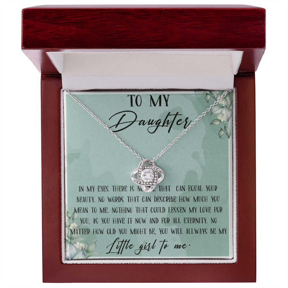 48A To My Daughter Necklace, Daughter Birthday Gift, Gift from Mom to Daughter