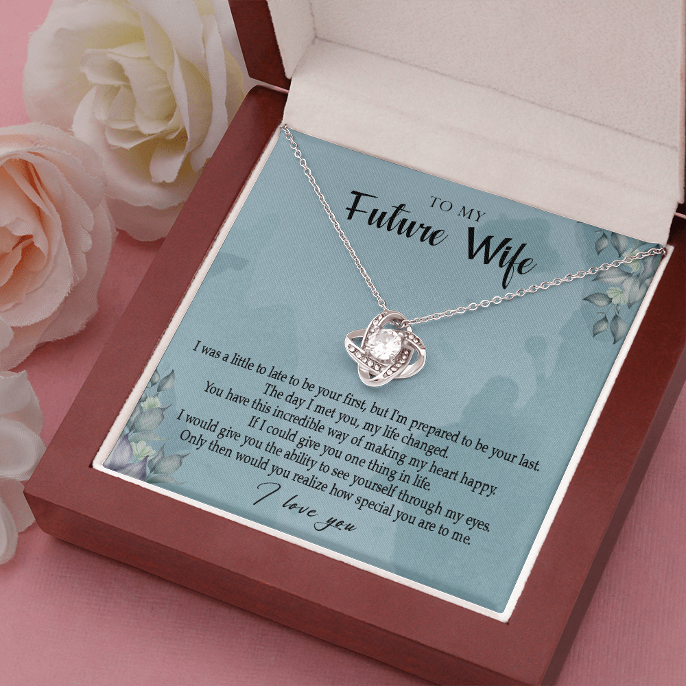 162A Necklace Gift To My Future Wife, Valentine Gift for Her, I Love You