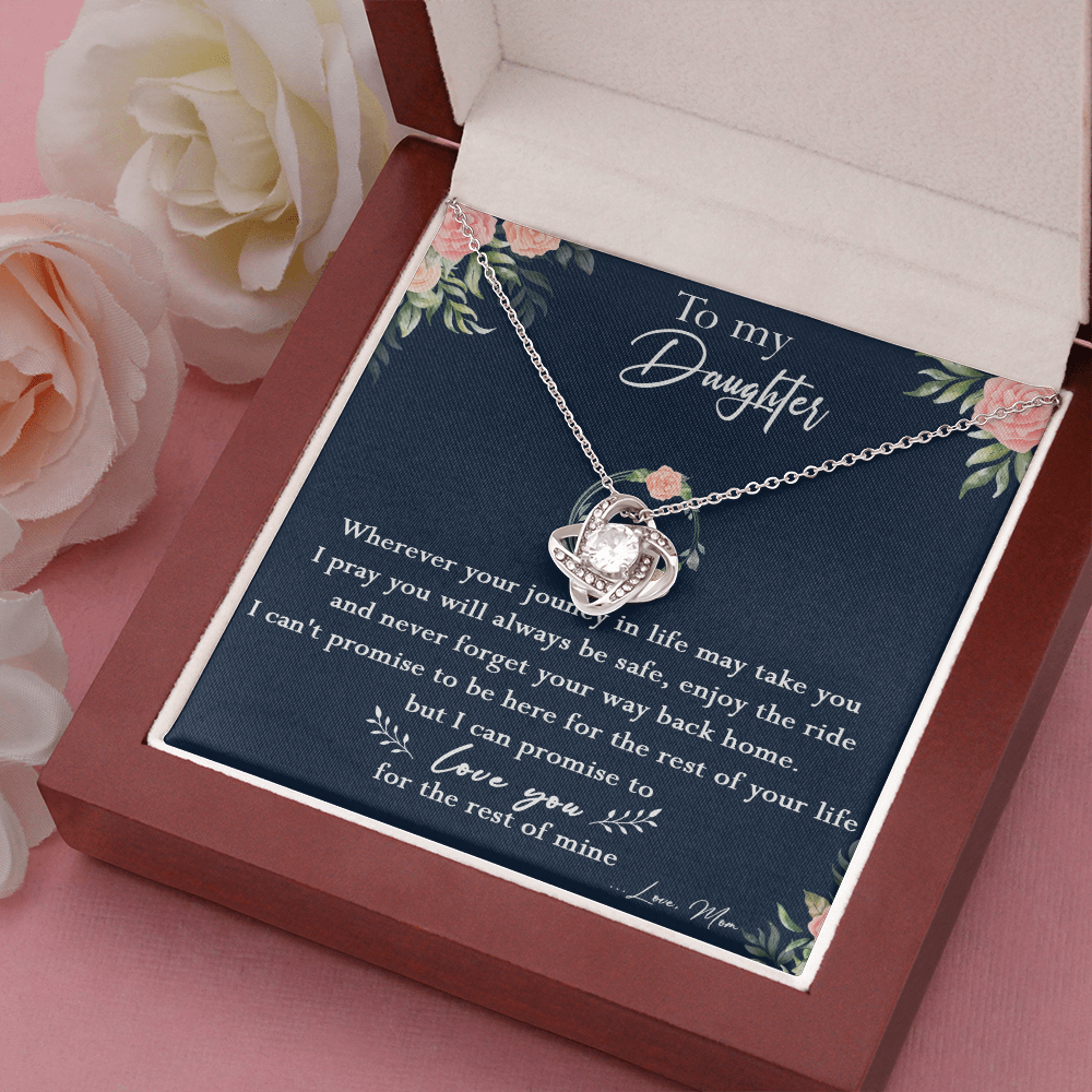 125A Necklace To My Daughter, Daughter Birthday Gift, I Love You Always Necklace