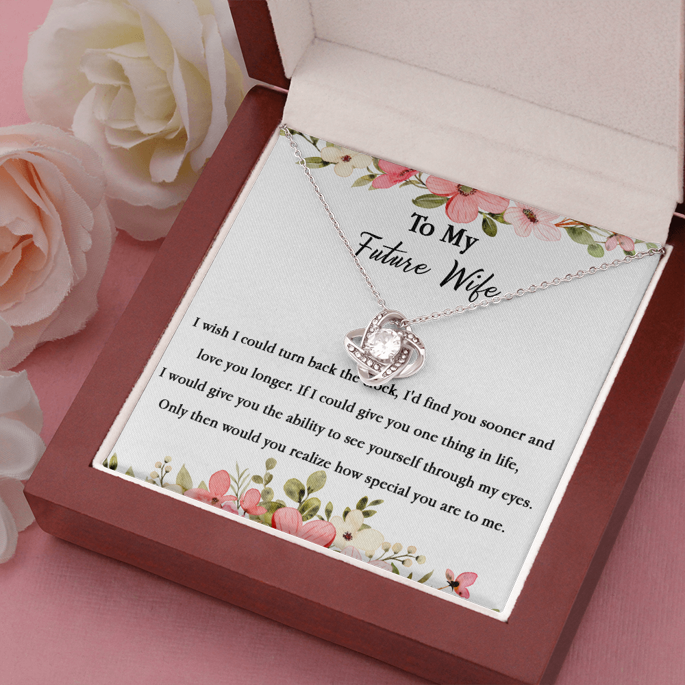67A Necklace To My Future Wife/Girlfriend, Women Necklace for Her I LOVE YOU Forever