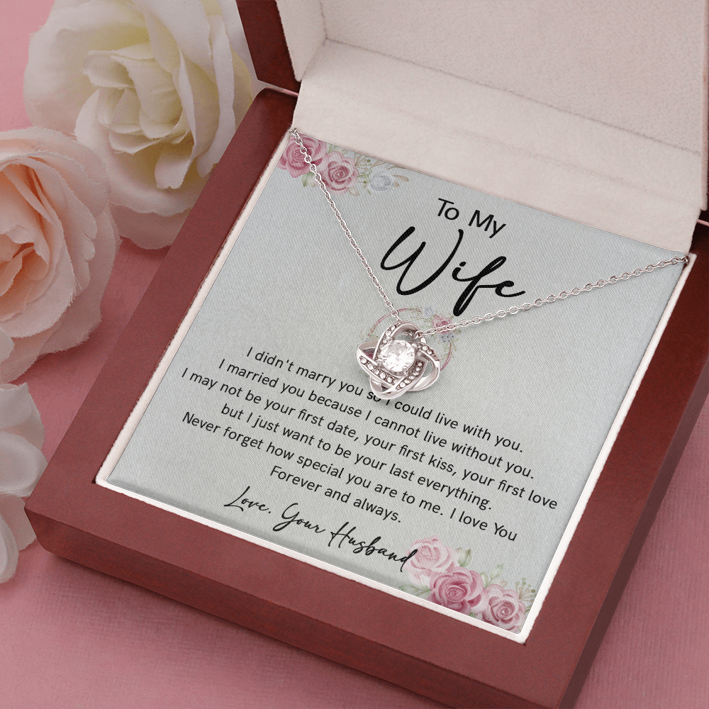 73A Necklace To Wife, Perfect Gift for Her From Husband, I LOVE YOU Forever & Always
