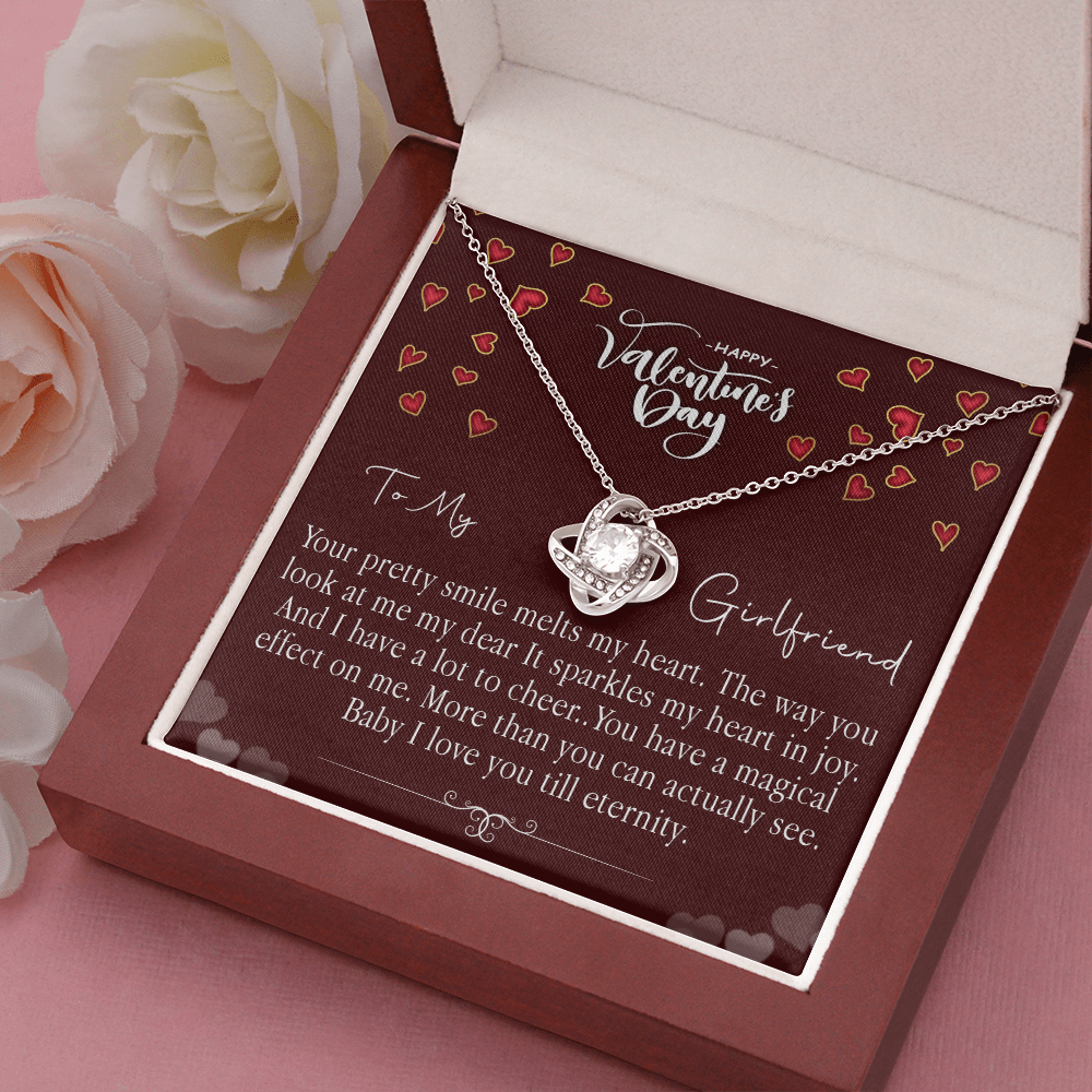213A - Love Necklace To my Girlfriend, Girlfriend Valentine Gift from Boyfriend