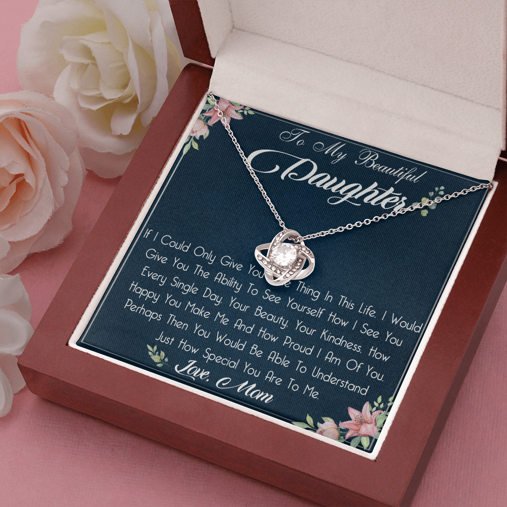 29A To My Beautiful Daughter Necklace, Gift For Daughter From Mom, Daughter Birthday