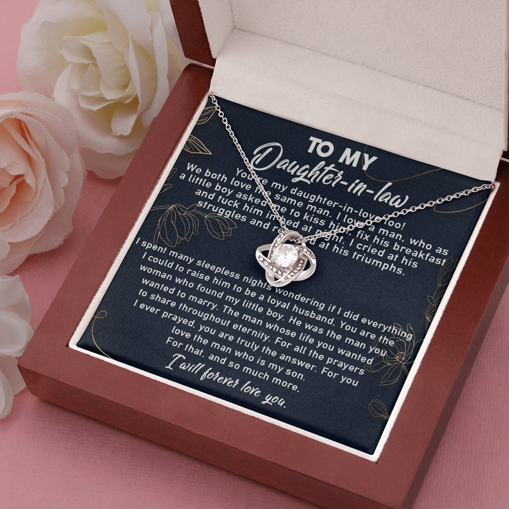 10A To My Daughter-In-Law Necklace, Gift For Daughter In Law, Daughter In Law Gifts