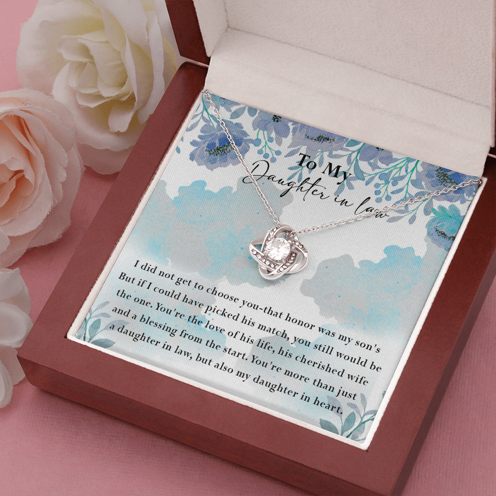 134A Necklace My Daughter In Law, Gift for Beautiful Daughter, My Daughter In Heart