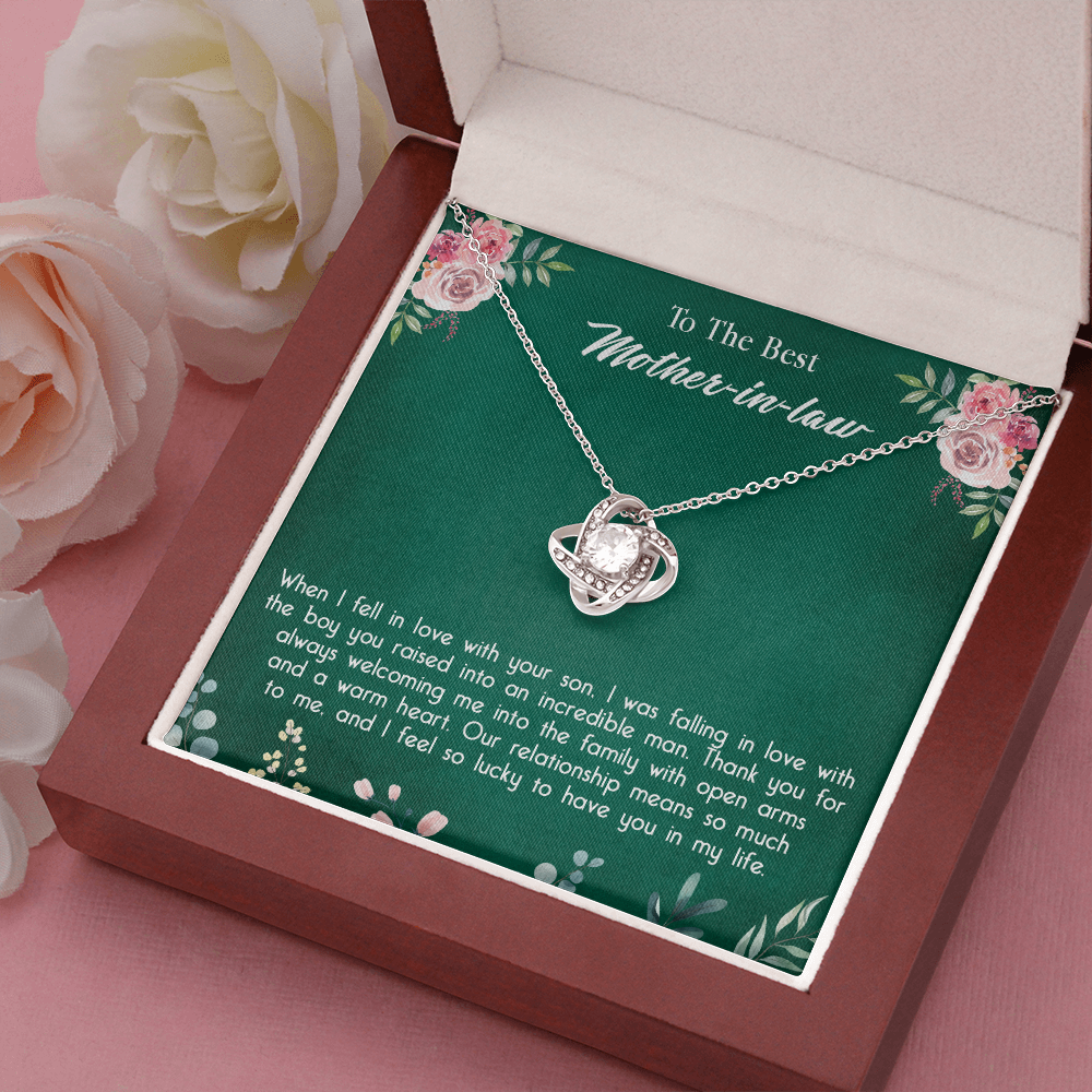 147A Necklace To My Mother in Law, Mom Necklace Birthday Gift from Son/Daughter