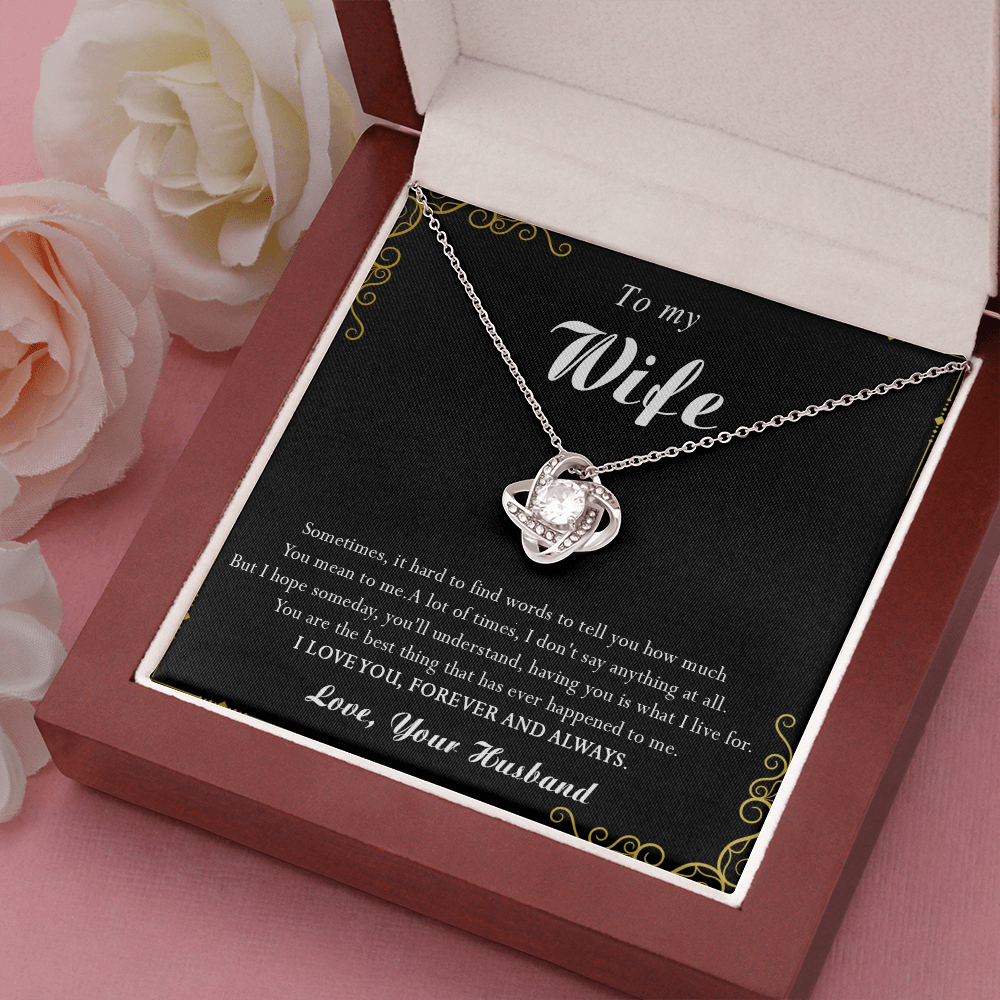 N357A To My Wife Necklace, Gift For Wife, Anniversary Gift For Wife, Necklace For Wife