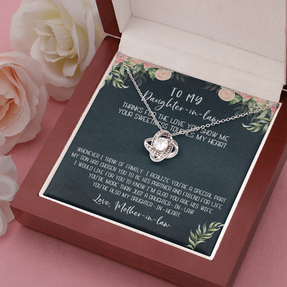 12A Necklace To My Daughter-In-Law, Gift For Daughter In Law from Mother In Law Mom