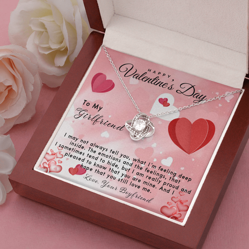 192A - Necklace To my Girlfriend, Future Wife Necklace, Valentine's Day Gift for Couple