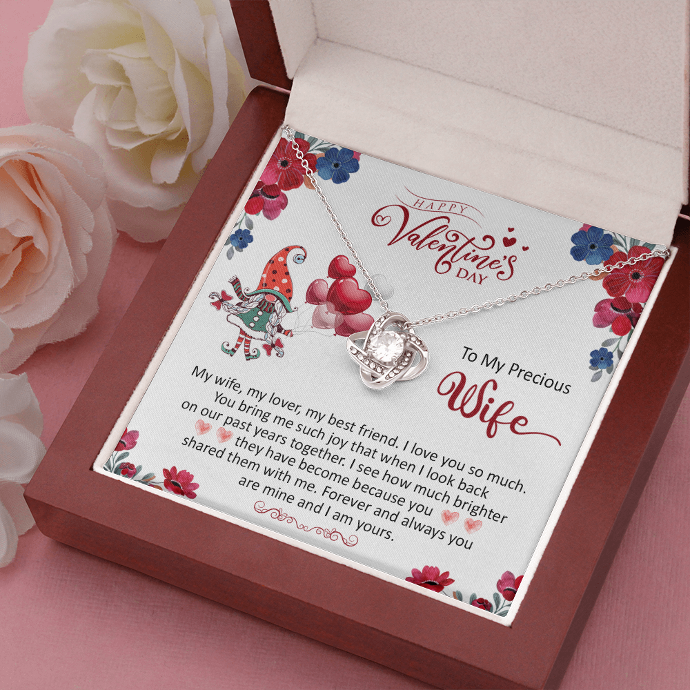 200A - To my Precious Wife, Wife Necklace Valentine Gift, my Wife Necklace, I Love You