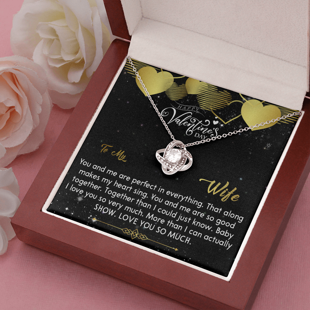 212A - Necklace To my Wife, Wife Valentine Gift from Awesome Husband, Happy Valentine