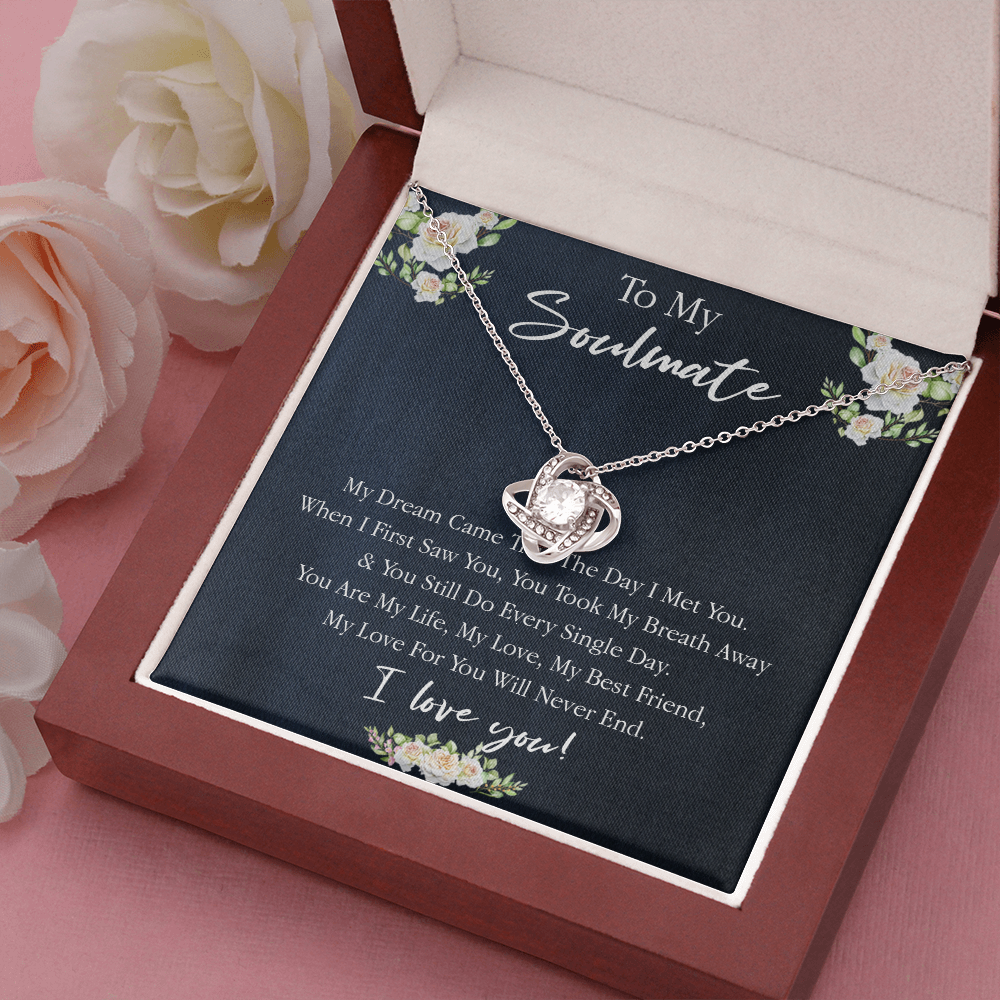 161A Necklace Gift To My Soulmate, Valentine Gift for Her, I Love You Every Day