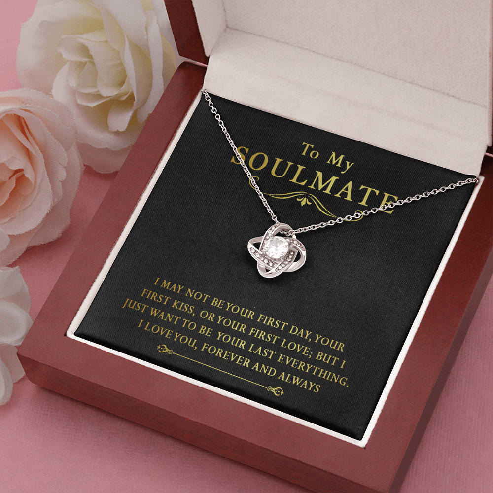 158A To My Soulmate Necklace, Gift for Her Necklace, I Love You Forever & Always