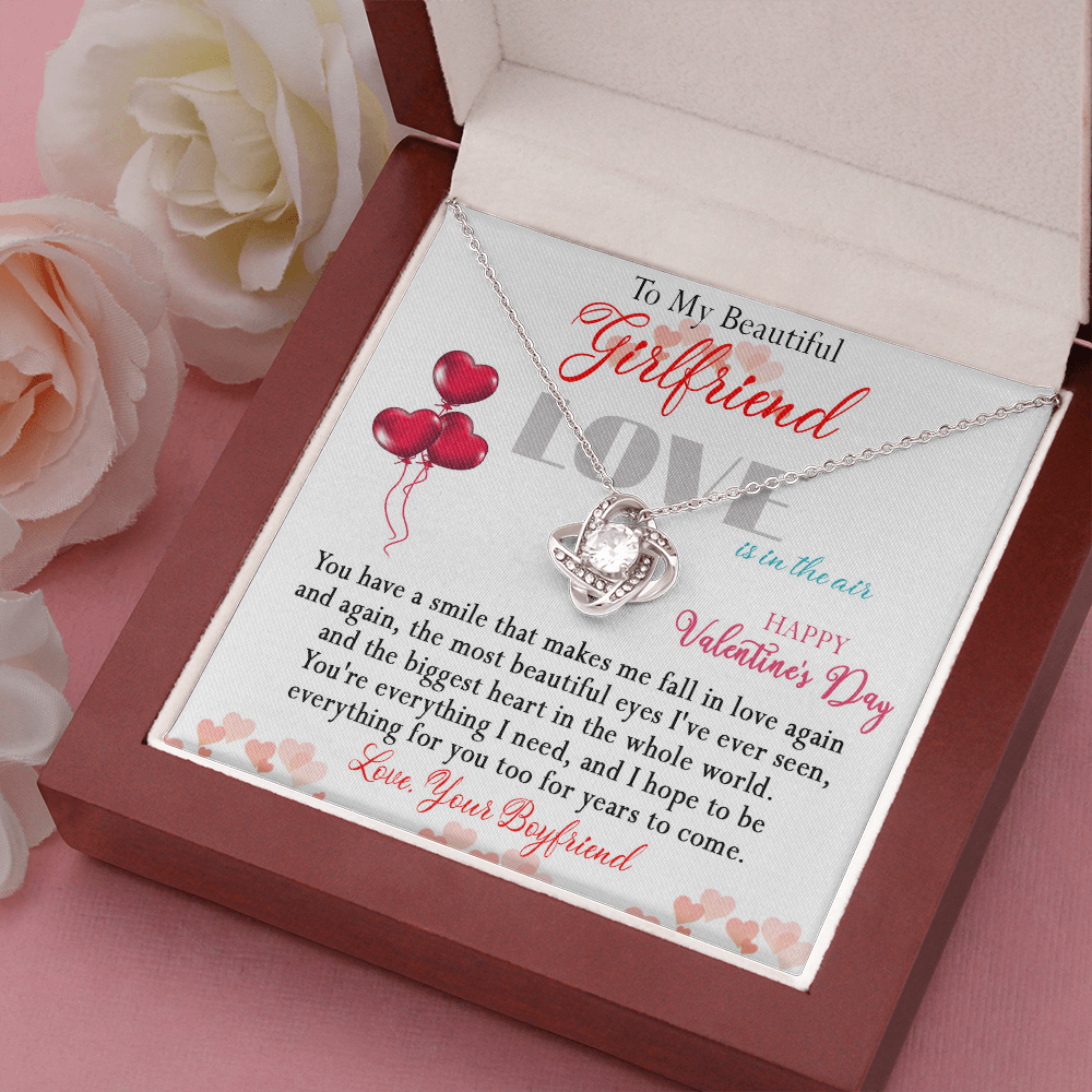 186A Necklace To Beautiful Girlfriend, Necklace Gift from Boyfriend, Valentine Gift