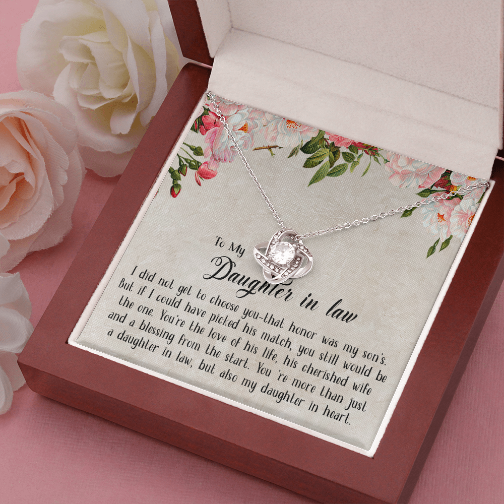 153A Necklace To My Daughter in law, Cute Necklace Gift from Dad Mom, Birthday Gift