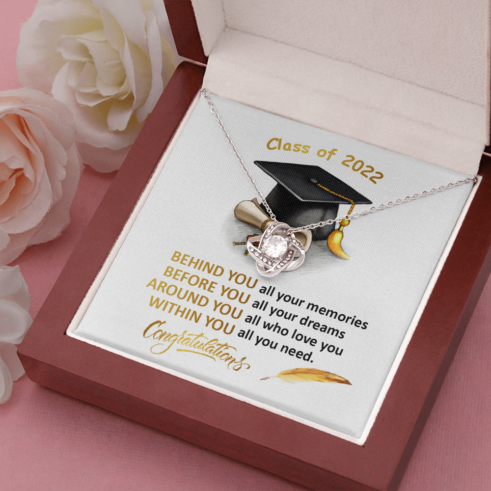 408A Class of 2022 Graduation Necklace, Congratulations Gift Necklace