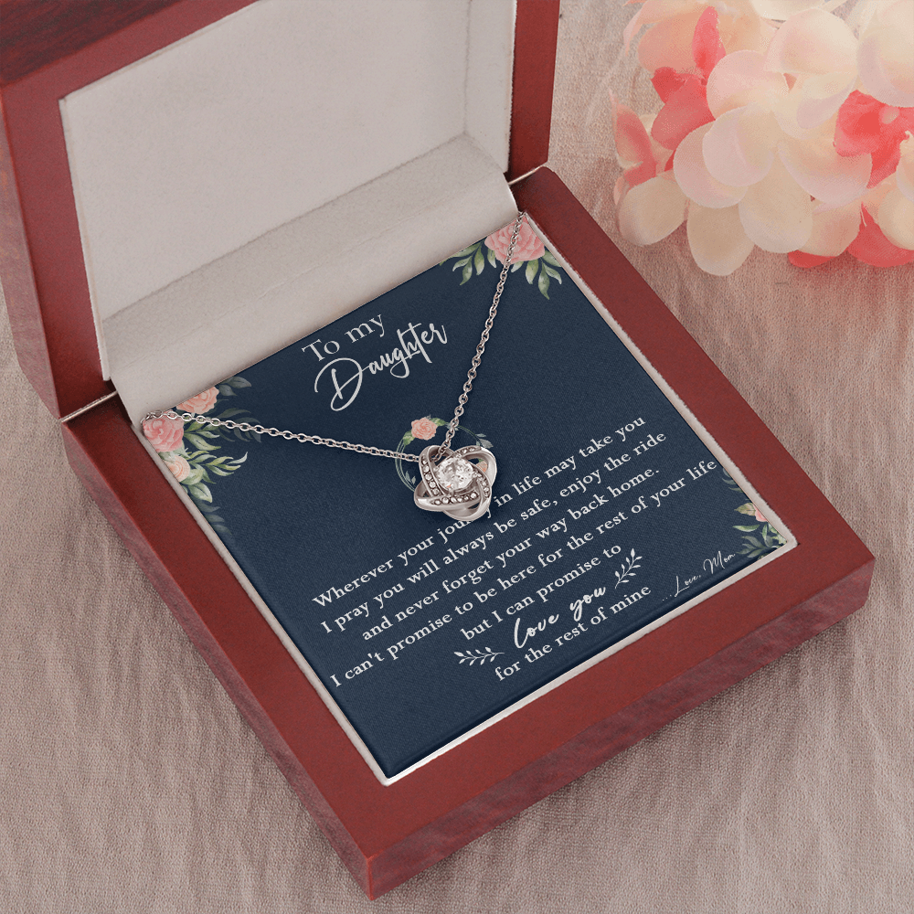 125A Necklace To My Daughter, Daughter Birthday Gift, I Love You Always Necklace