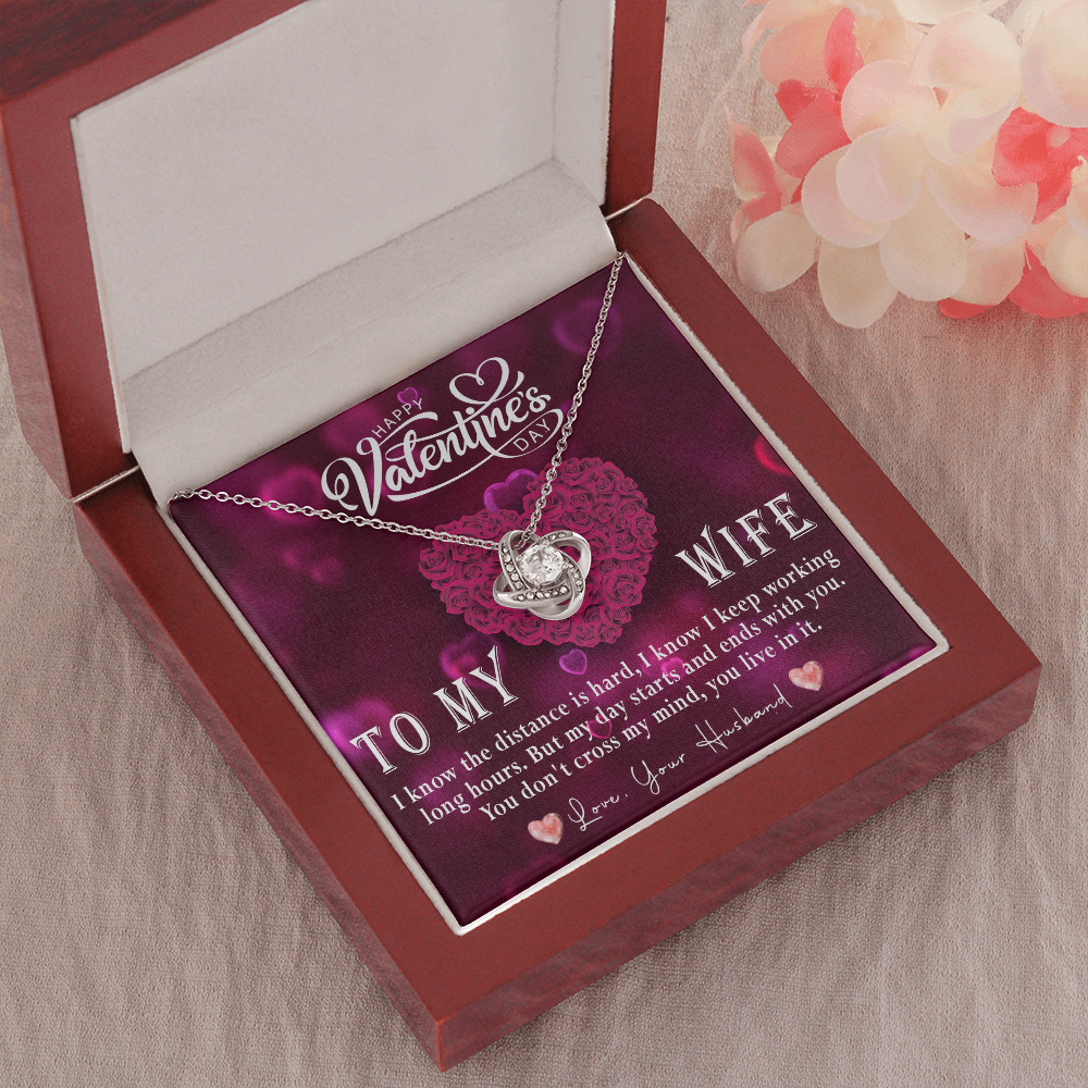 214A - Love Necklace To my Wife, Necklace Love for Wife, from Husband, Valentine Gift