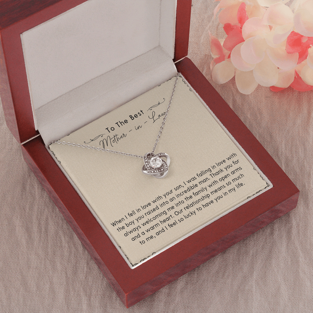 133A Necklace To My Mother In Law, Necklace Gift for Mom, Women, Birthday Gift