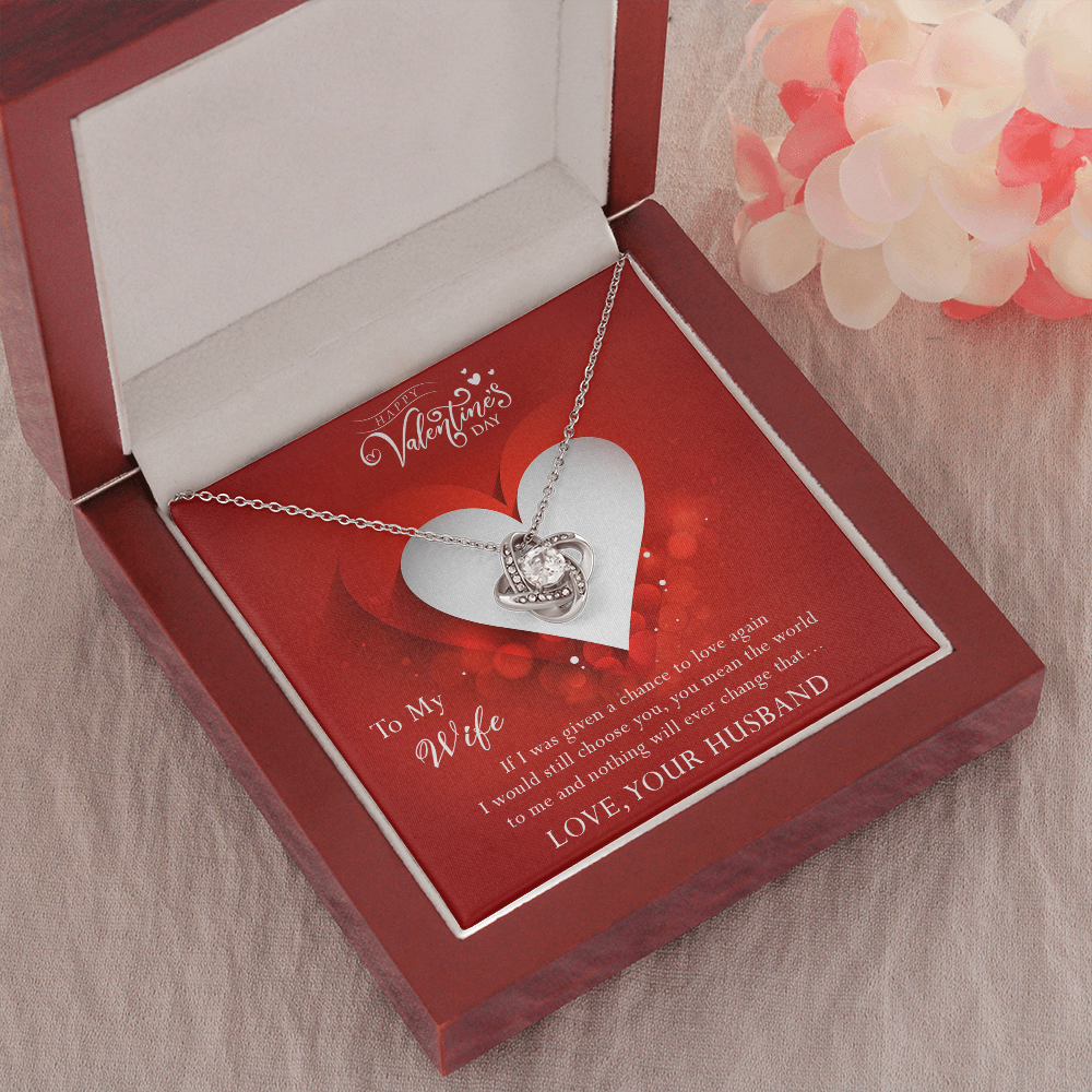 188A Necklace To My Wife, Necklace Perfect Gift for your Wife, I Always Choose You