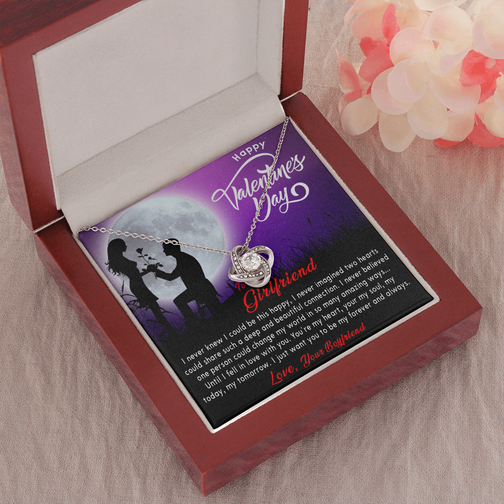 199A - Necklace To My Girlfriend, Love Gift from Boyfriend, Happy Valentine's Day Gift