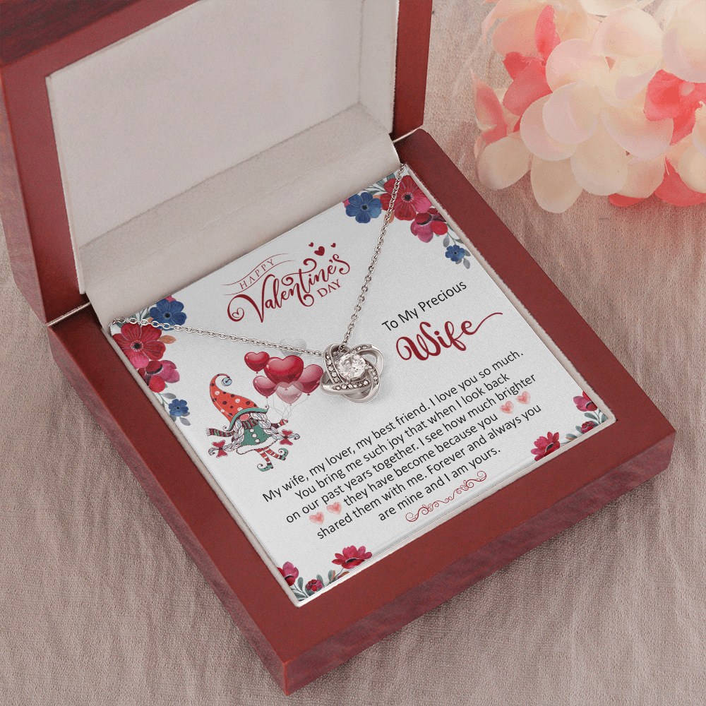 200A - To my Precious Wife, Wife Necklace Valentine Gift, my Wife Necklace, I Love You