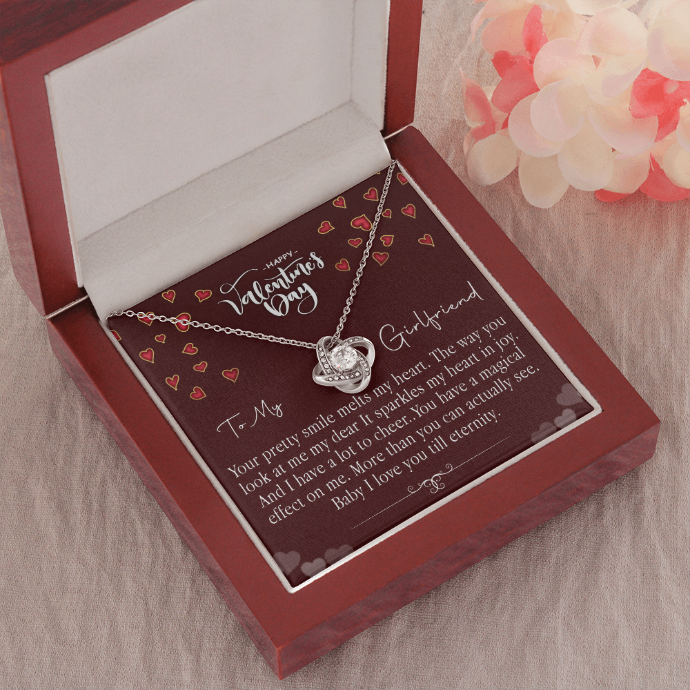 213A - Love Necklace To my Girlfriend, Girlfriend Valentine Gift from Boyfriend