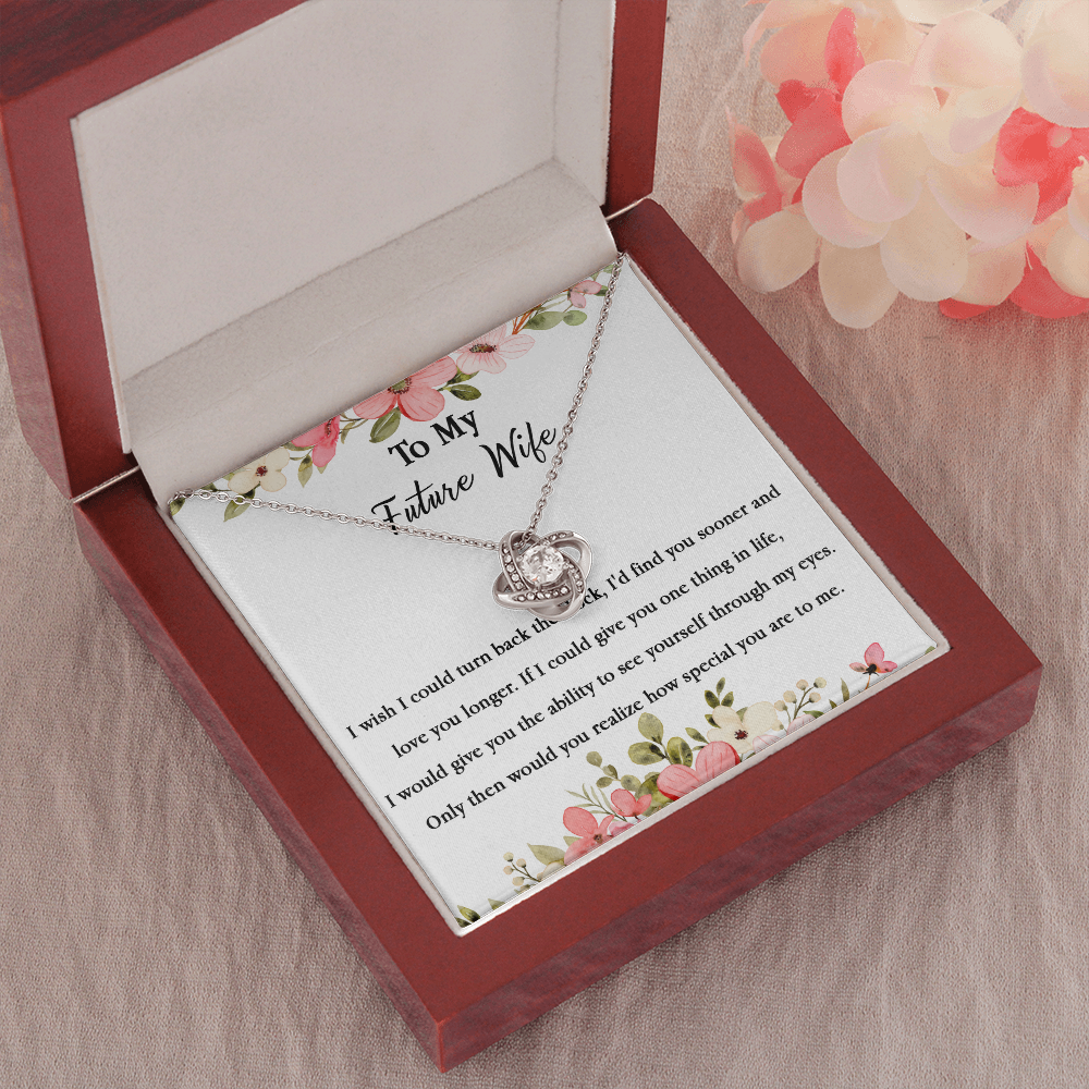 67A Necklace To My Future Wife/Girlfriend, Women Necklace for Her I LOVE YOU Forever
