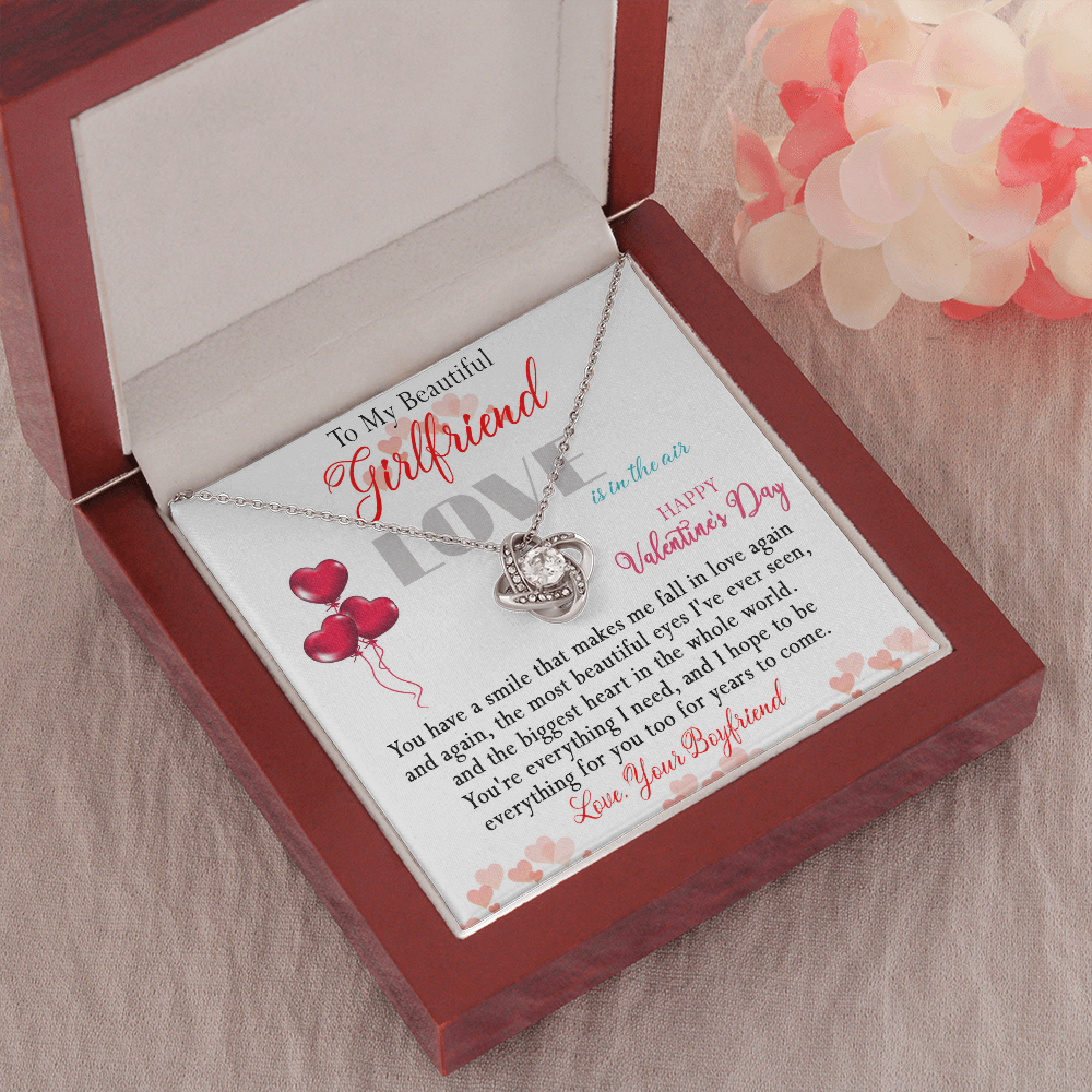 186A Necklace To Beautiful Girlfriend, Necklace Gift from Boyfriend, Valentine Gift
