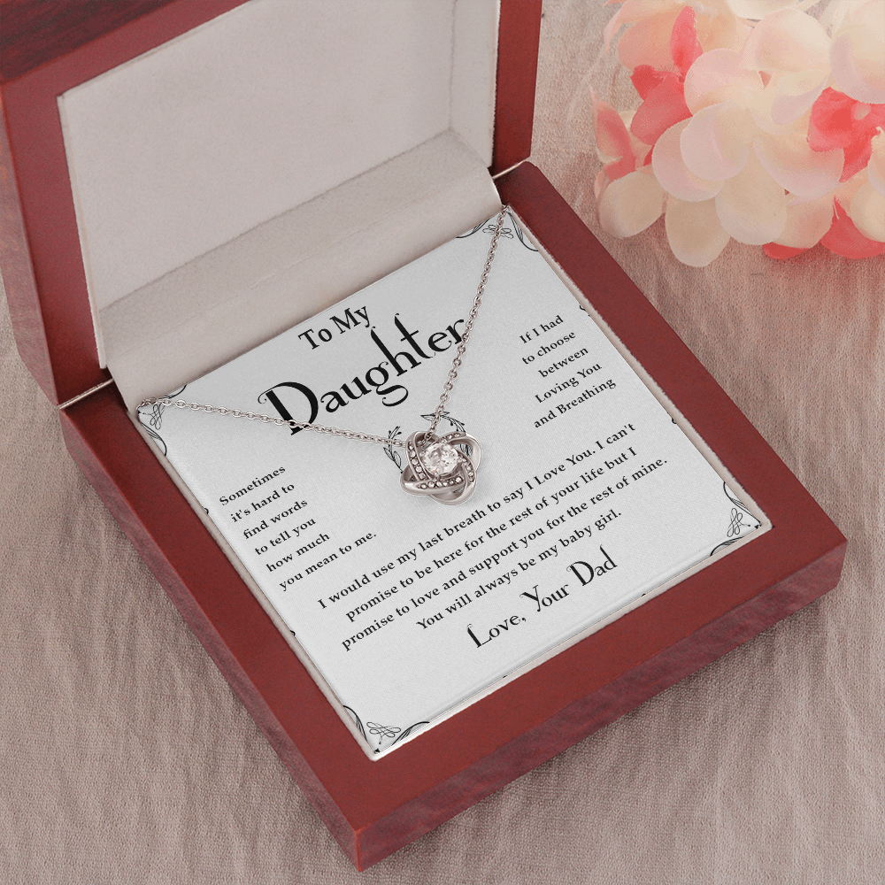 37A Necklace Gift For Daughter, Gift From Dad, Father Daughter Gift, Birthday Gift