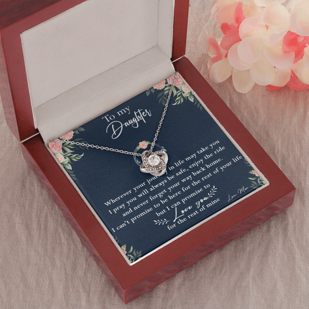125A Necklace To My Daughter, Daughter Birthday Gift, I Love You Always Necklace