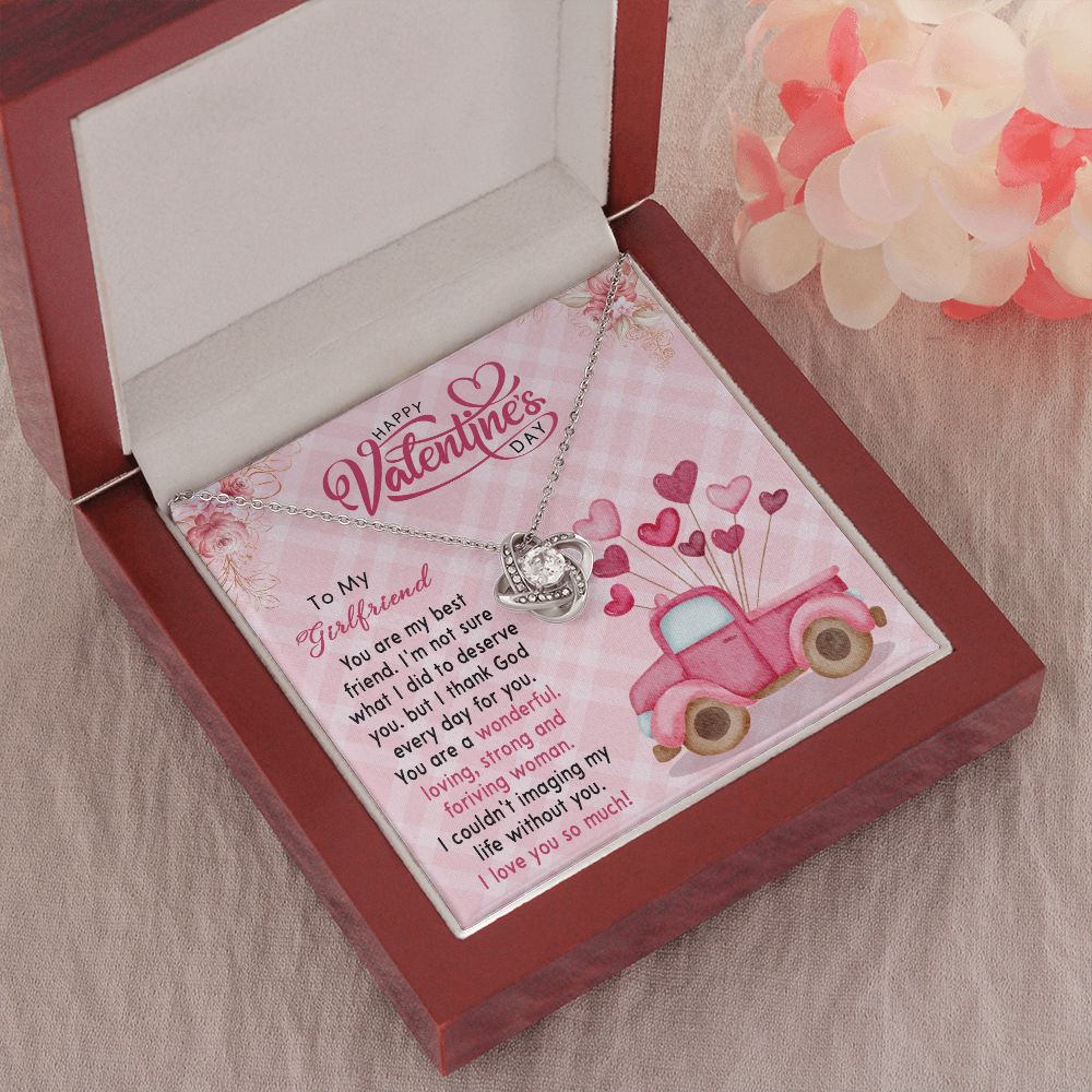 180A Valentine Gift To my Girlfriend, Necklace To my Girlfriend, I LOVE YOU SO MUCH