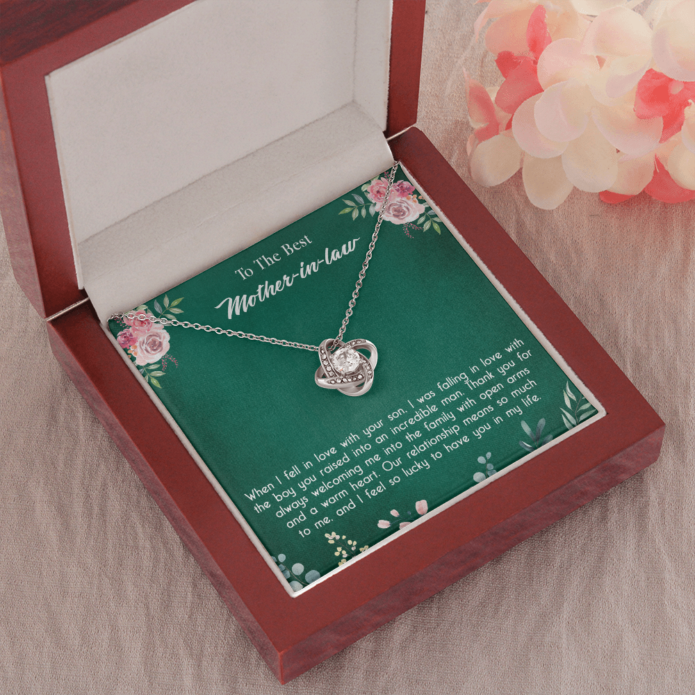 147A Necklace To My Mother in Law, Mom Necklace Birthday Gift from Son/Daughter