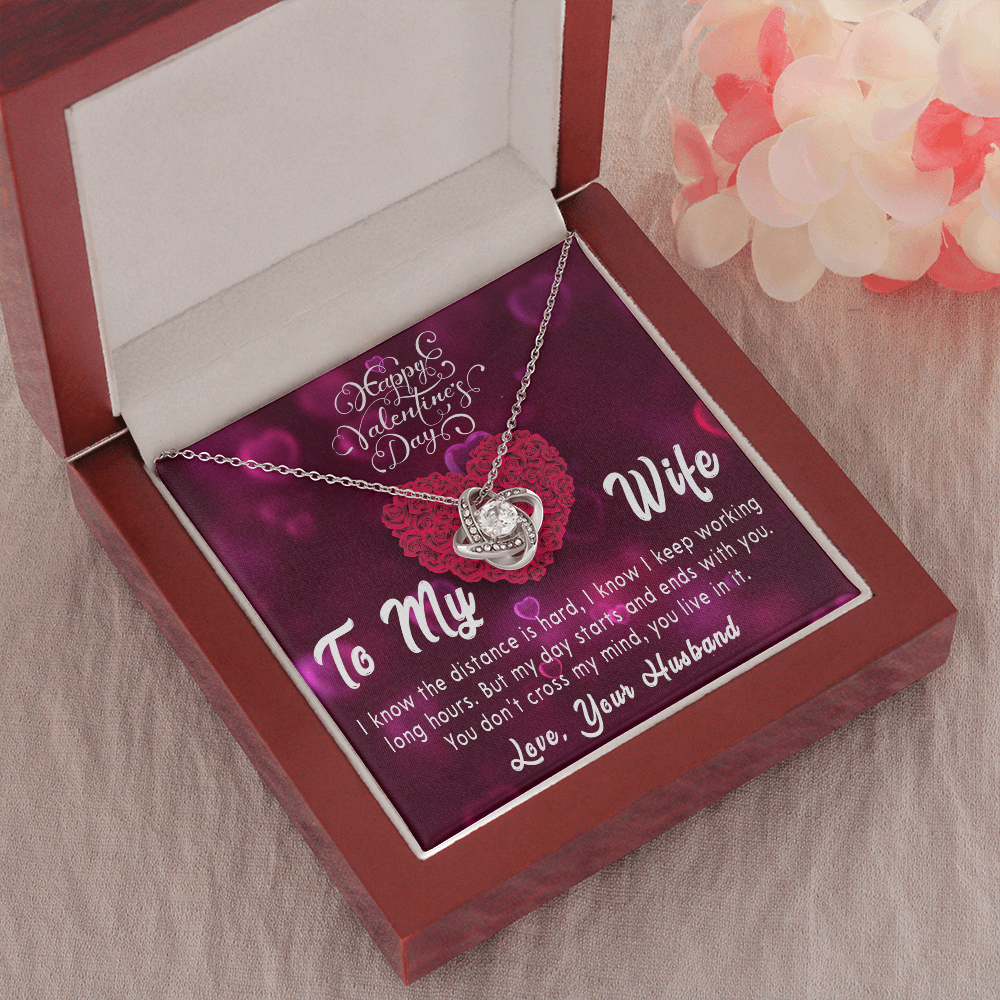 189A Valentine's Day Gift Necklace for Wife, Your Love Necklace, I Love You Forever