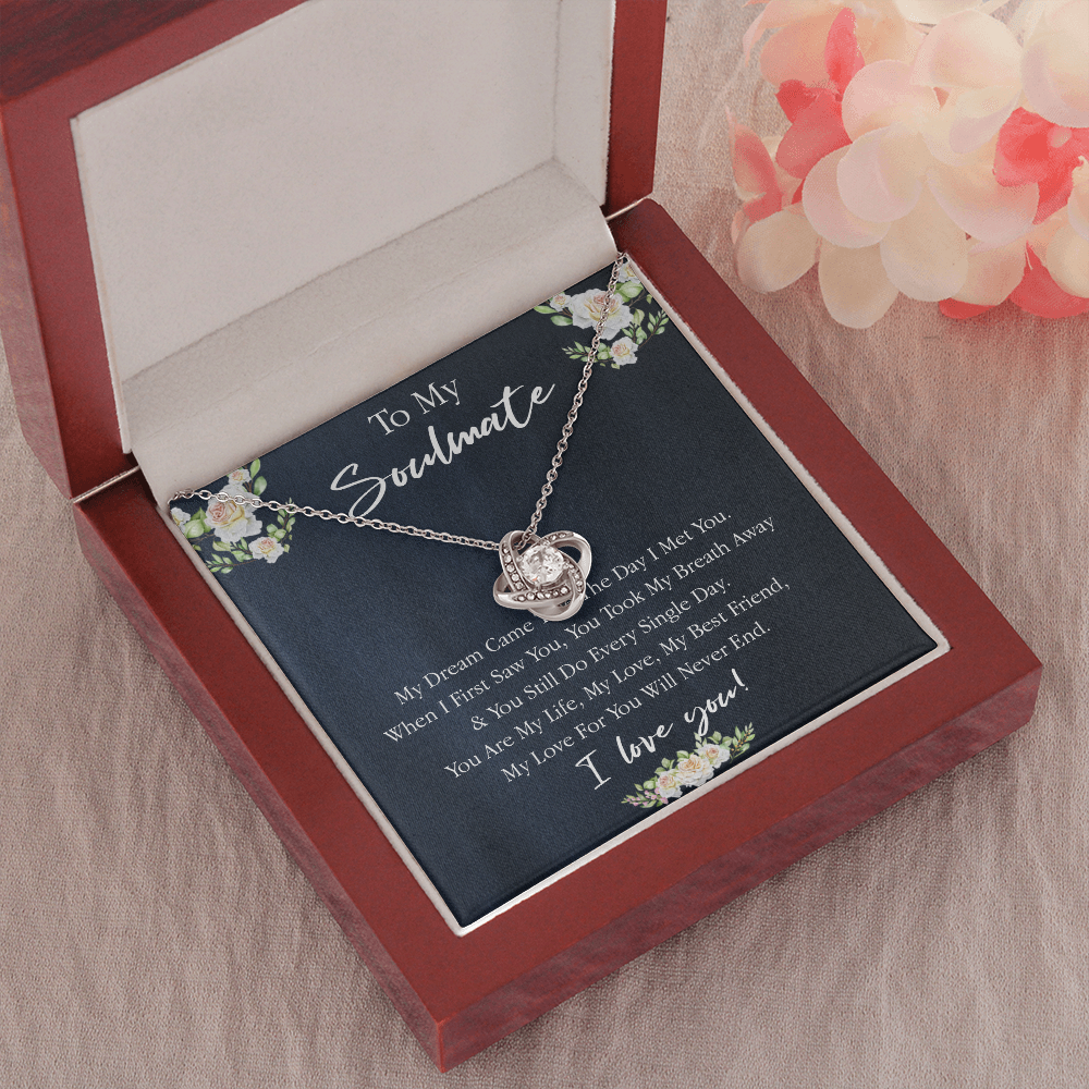 161A Necklace Gift To My Soulmate, Valentine Gift for Her, I Love You Every Day