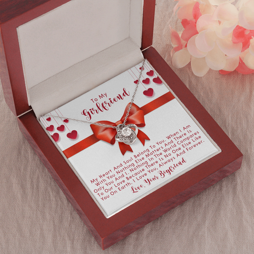 251A Necklace To My Girlfriend, Love Gift for Her From Boyfriend, Couple Necklace