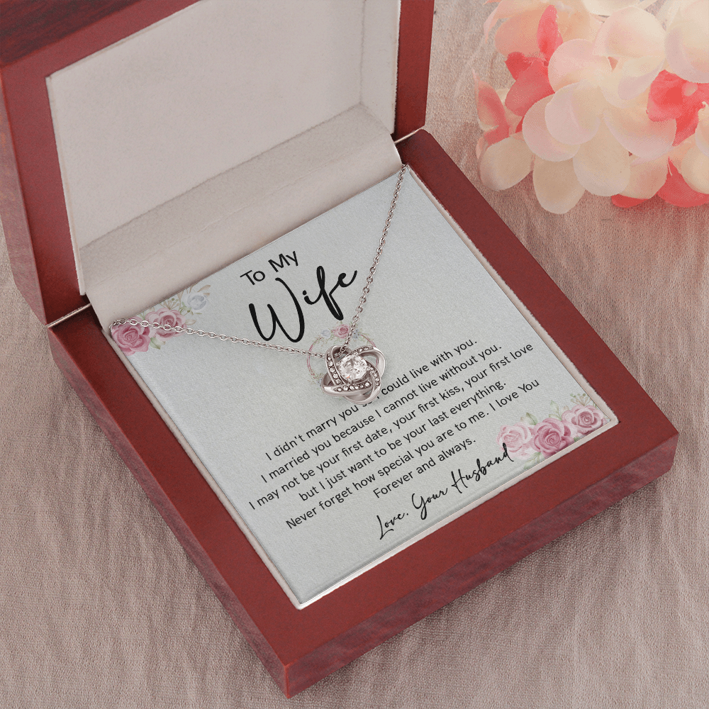 73A Necklace To Wife, Perfect Gift for Her From Husband, I LOVE YOU Forever & Always