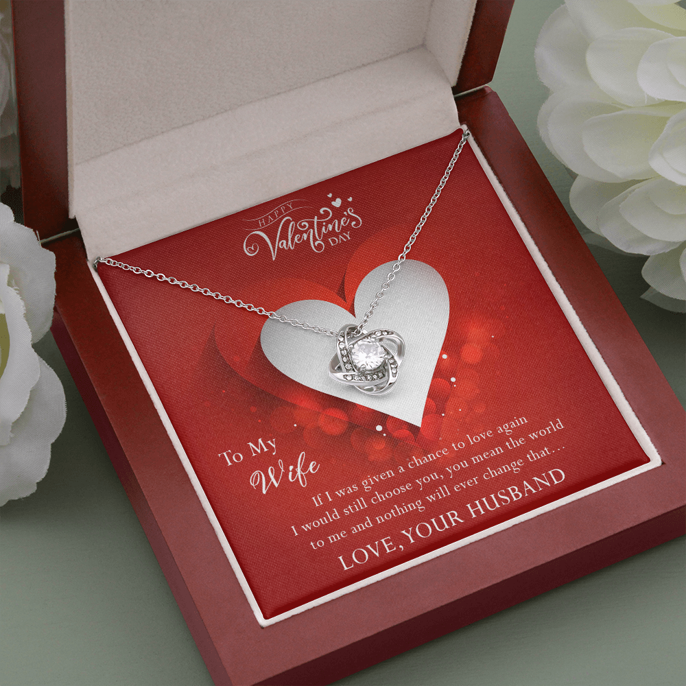 188A Necklace To My Wife, Necklace Perfect Gift for your Wife, I Always Choose You