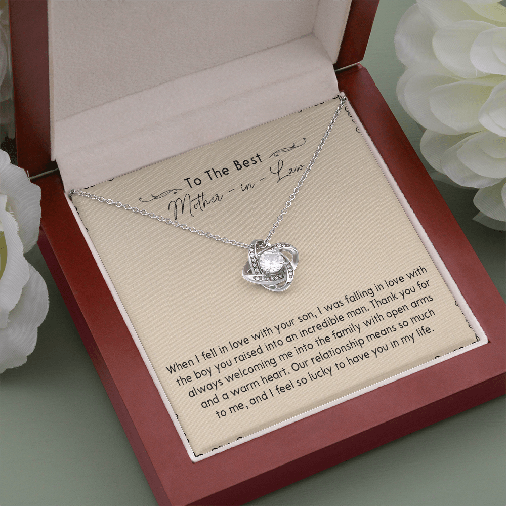 133A Necklace To My Mother In Law, Necklace Gift for Mom, Women, Birthday Gift