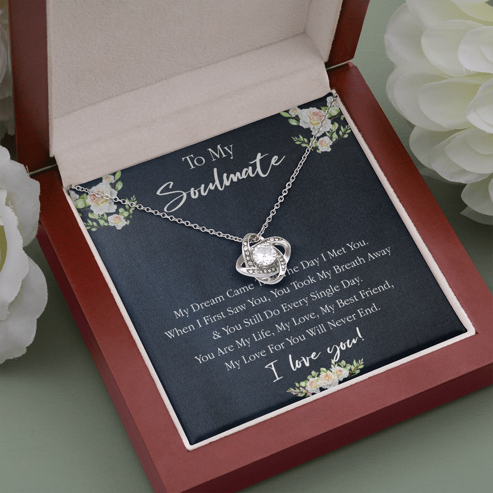 161A Necklace Gift To My Soulmate, Valentine Gift for Her, I Love You Every Day