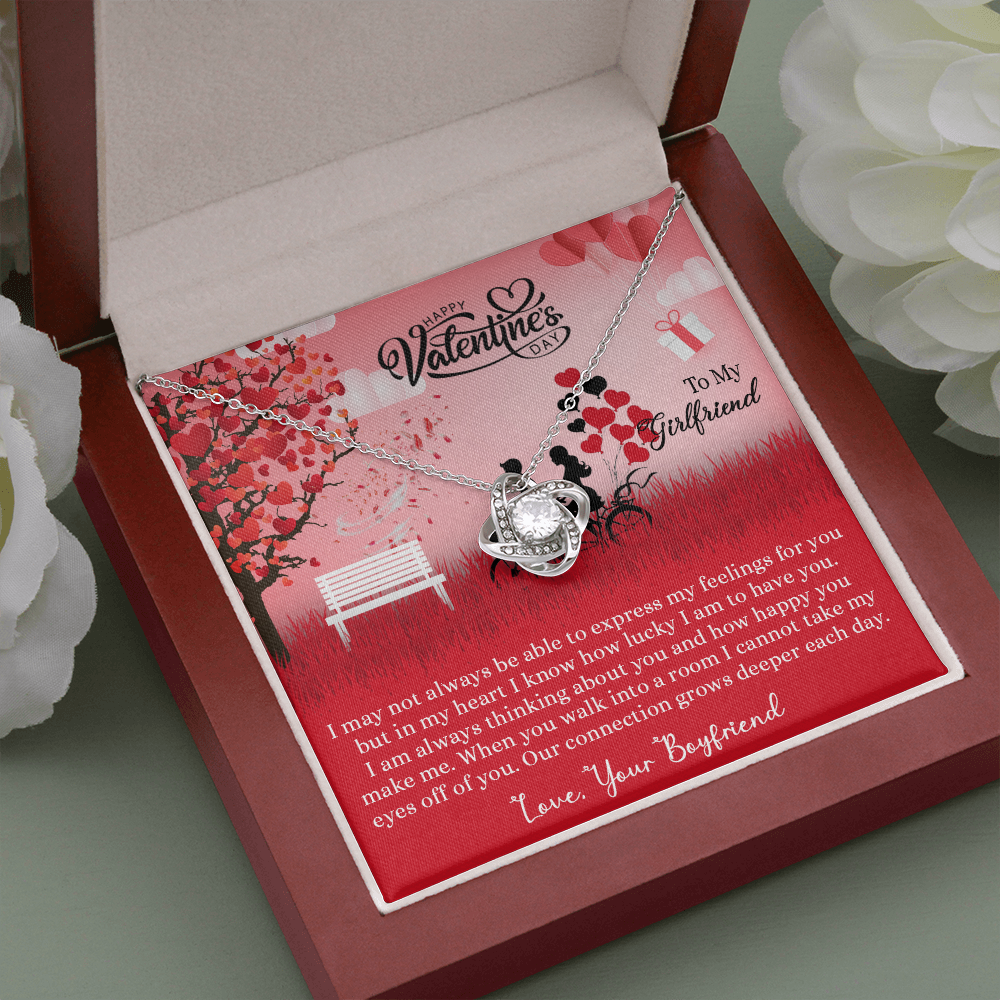 205A - Necklace to my Wife, I LOVE YOU Couple Gift from Husband, Happy Valentine's Day