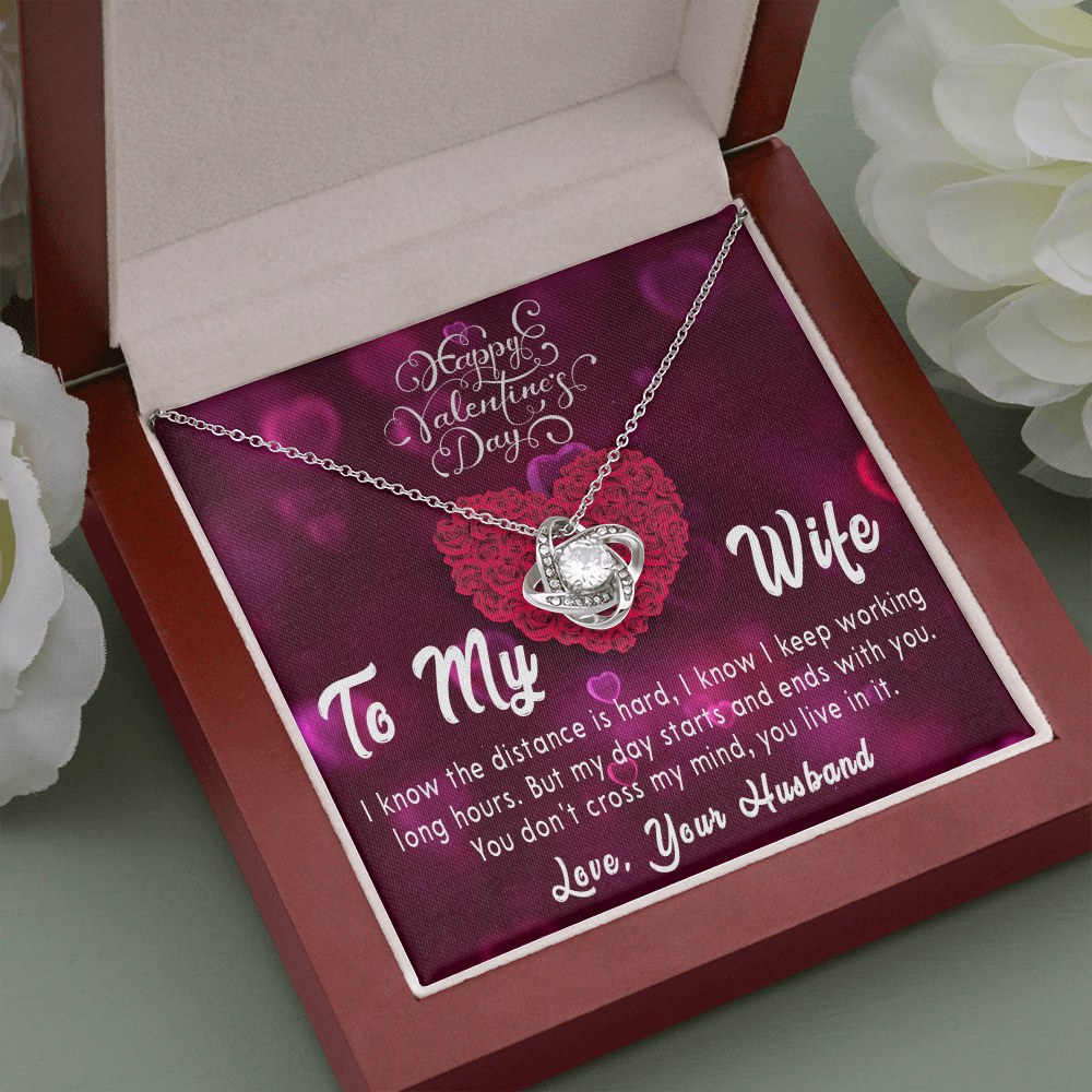 189A Valentine's Day Gift Necklace for Wife, Your Love Necklace, I Love You Forever