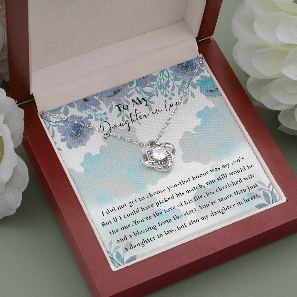 134A Necklace My Daughter In Law, Gift for Beautiful Daughter, My Daughter In Heart