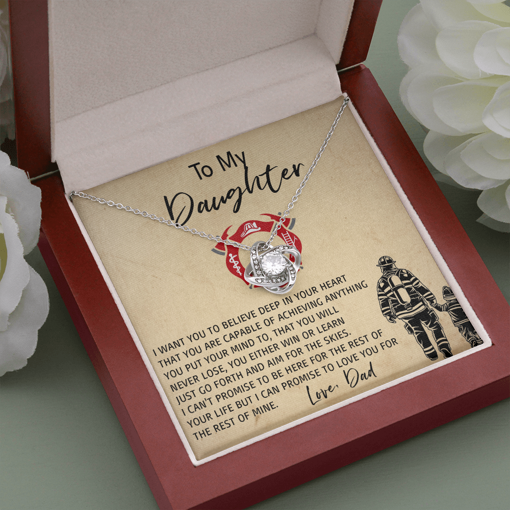 33A Daughter Necklace, To My Daughter Necklace, Birthday Gift For Daughter From Dad
