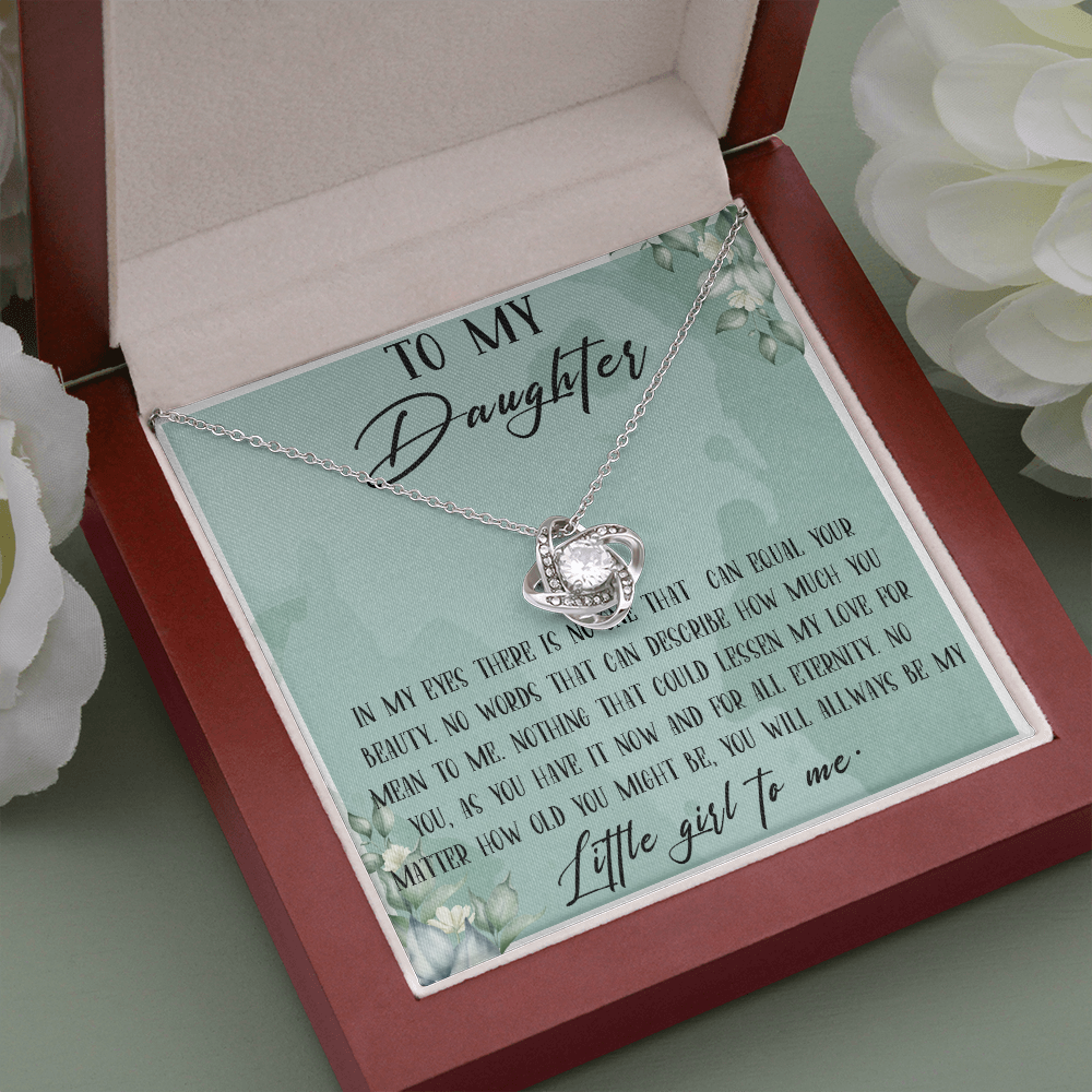48A To My Daughter Necklace, Daughter Birthday Gift, Gift from Mom to Daughter