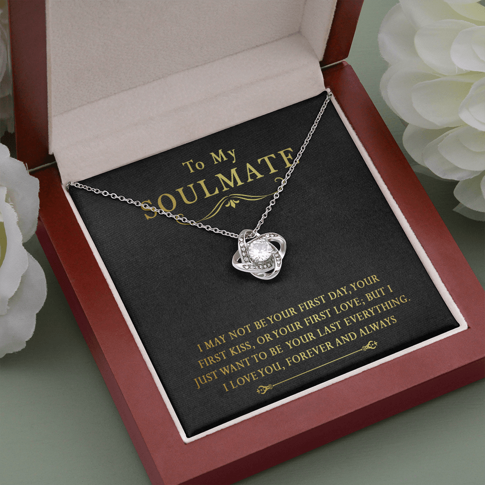 158A To My Soulmate Necklace, Gift for Her Necklace, I Love You Forever & Always